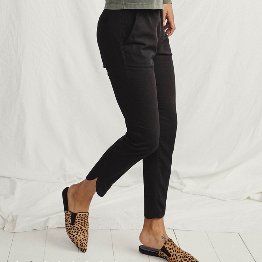Marine Layer Allison Pant (Black, XS)